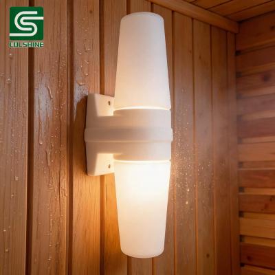 China OEM Heat Resistant Ceramic Sauna Lamp for High Temperature Steam Rooms and Traditional Wellness Spaces Hersteller