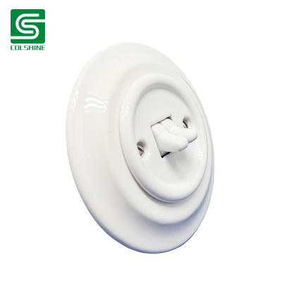 porcelain wall lamp switch