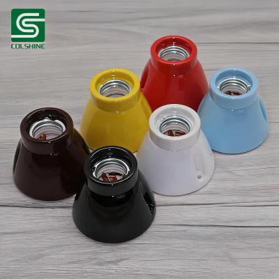 China OEM Decorative Ceramic Lamp Holder Designed for Vintage Ceiling Lamps, Industrial Lighting Projects, and Modern Interior Spaces Hersteller